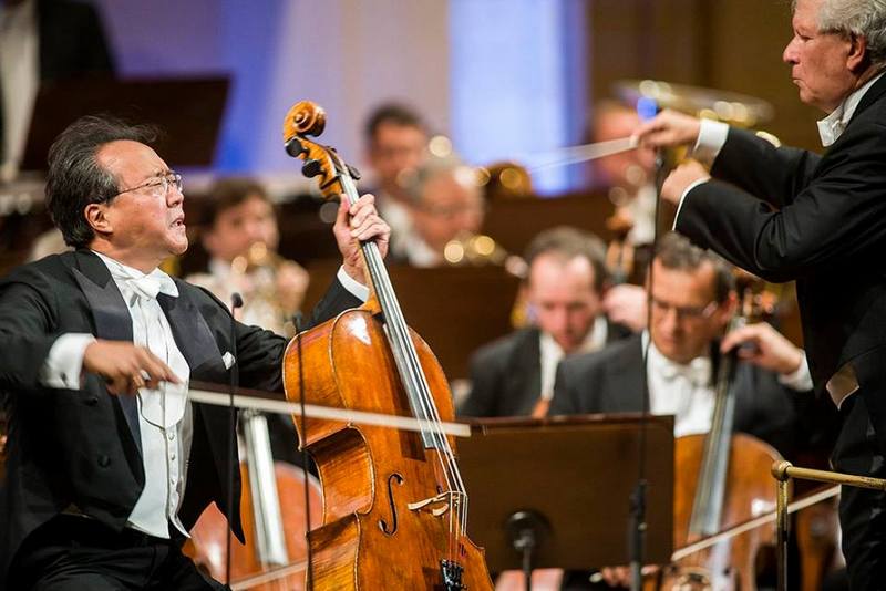 Yo-Yo Ma, Jiří Bělohlávek a Česká filharmonie, foto Petra Hajská