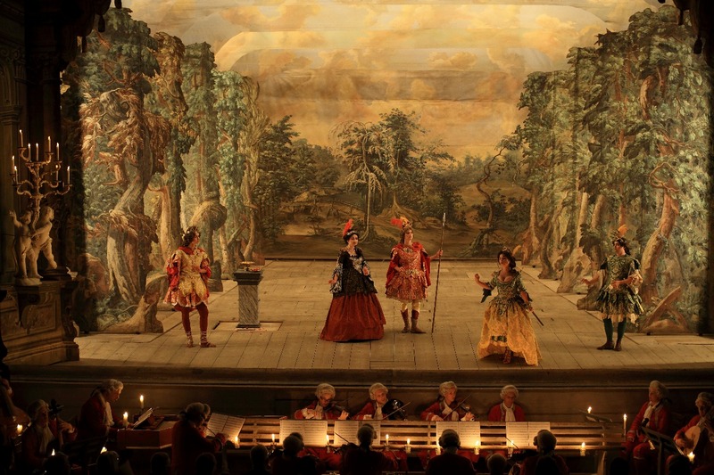 Hofmusici v barokním divadle v Českém Krumlově, foto Libor Sváček