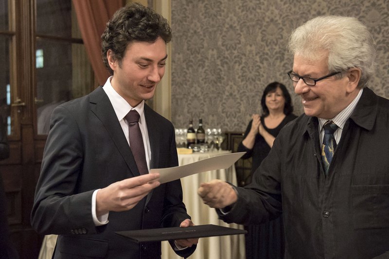 Jan Ryant Dřízal a Jiří Bělohlávek, foto Petra Hajská