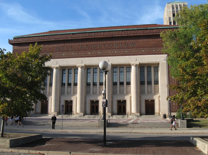 Hill Auditorium, foto Věroslav Němec