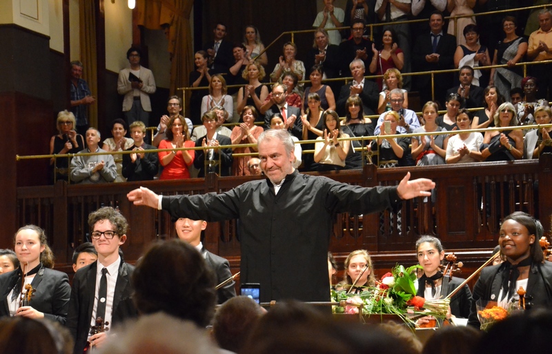 Valerij Gergiev a National Youth Orchestra of the USA, foto Petr Veber