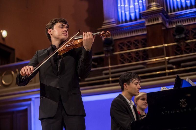 Benjamin Beilman a Louis Schwizgebel, foto Martin Divíšek