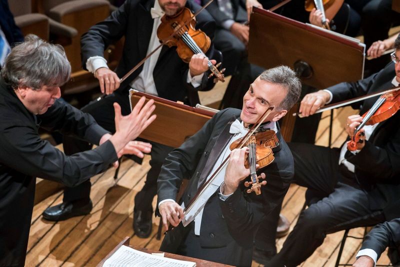 Antonio Pappano a Gil Shaham, foto Petra Hajská