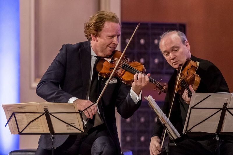 Daniel Hope a Paul Neubauer, foto Martin Divíšek