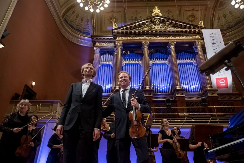 Ivo Kahánek a Daniel Hope, foto Martin Divíšek