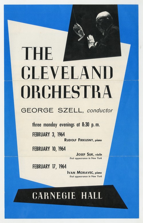 Plakát z Carnegie Hall, 1964