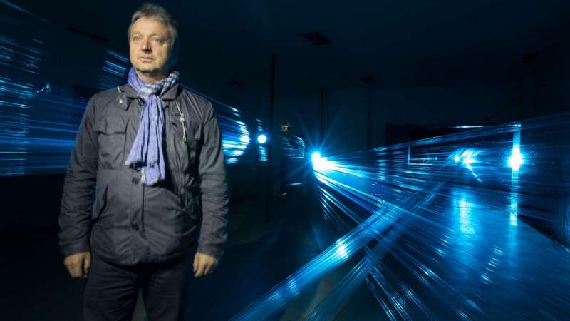 Johannes S. Sistermanns a jeho prostorová instalace Ma Un Ma, foto swr.de