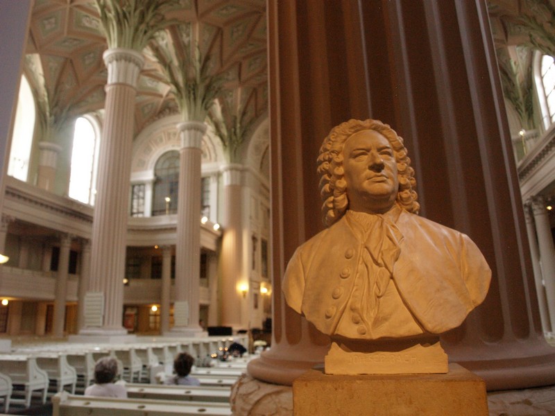 Johann Sebastian Bach, Nikolaikirche, Lipsko, foto Petr Veber