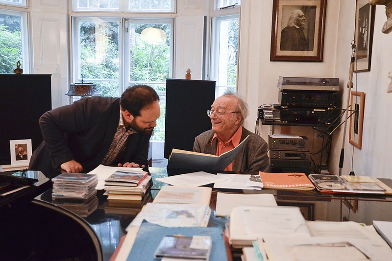 S Janem Bartošem ve svém londýnském bytě, foto Jan Starý 
