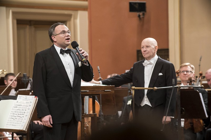 Zdravice Davida Marečka na Novoročním koncertu České filharmonie 2017, foto Petra Hajská