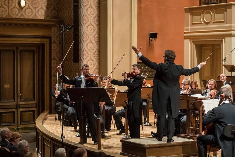 Jan Fišer, Jakub Fišer a Jakub Hrůša, foto PKF - Prague Philharmonia