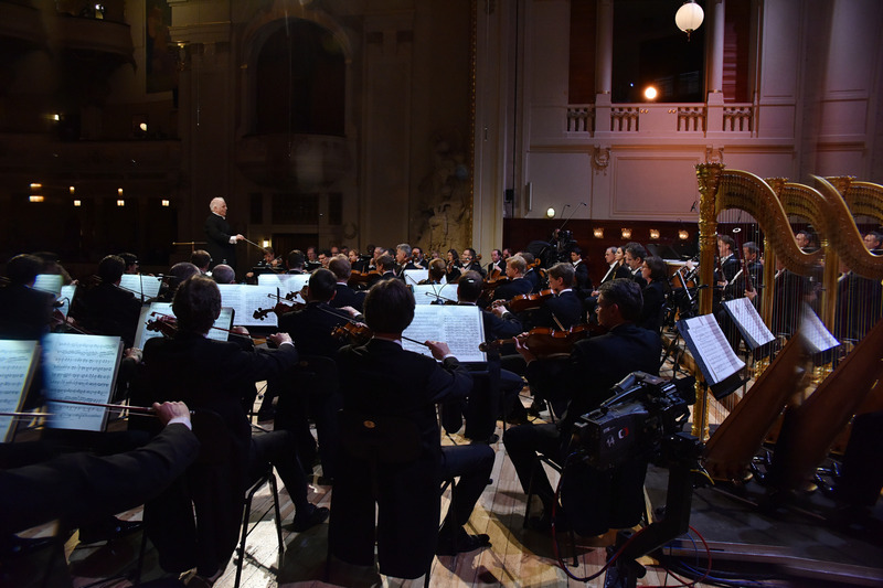 Daniel Barenboim a Wiener Philharmoniker, foto Zdeněk Chrapek