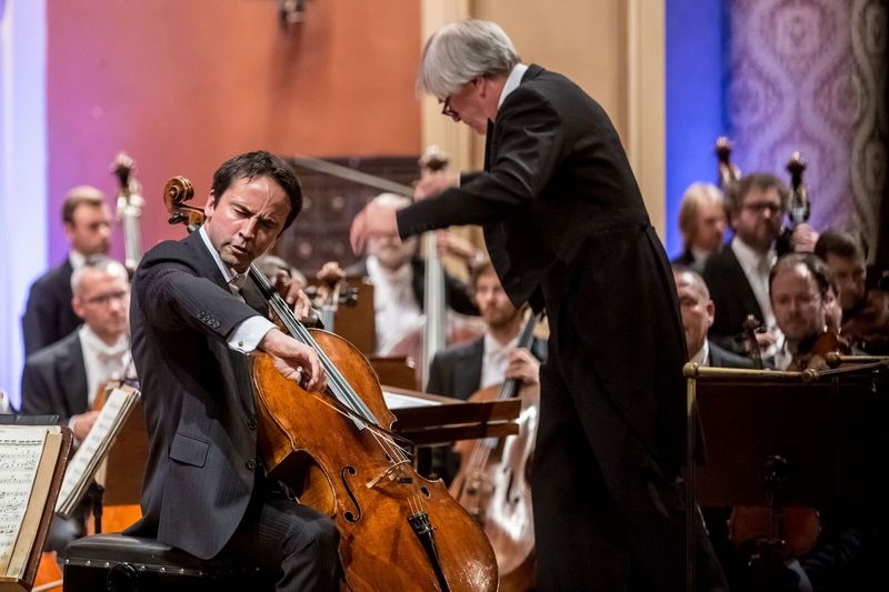 Jean-Guihen Queyras a Petr Altrichter, foto Martin Divíšek