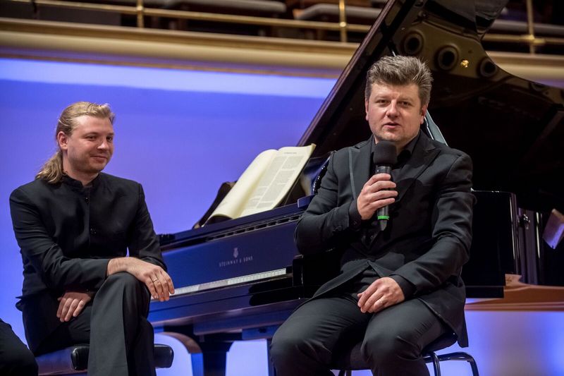 Denis Kozhukhin a Radek Baborák, foto Martin Divíšek