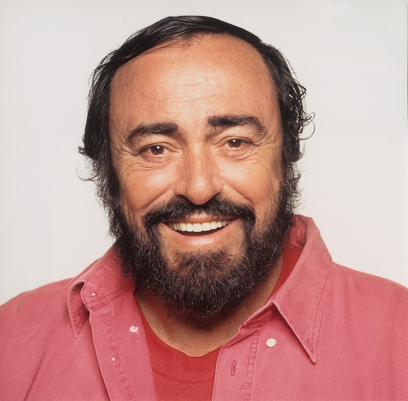 Luciano Pavarotti , foto DECCA/Terry O'Neill