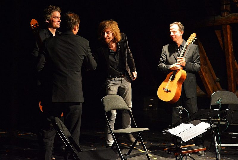 František Chaloupka a Aleph Gitarrenquartett, foto MusicOlomouc