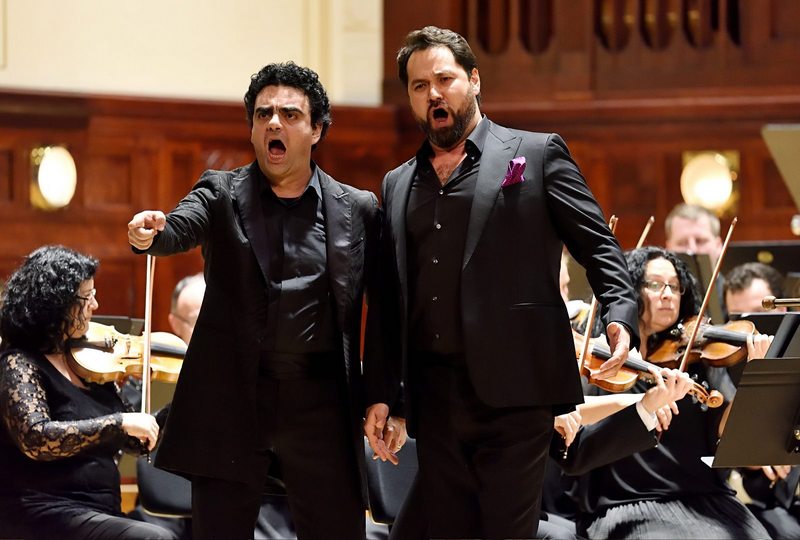 Rolando Villazón a Ildar Abdrazakov, foto Petr Dyrc