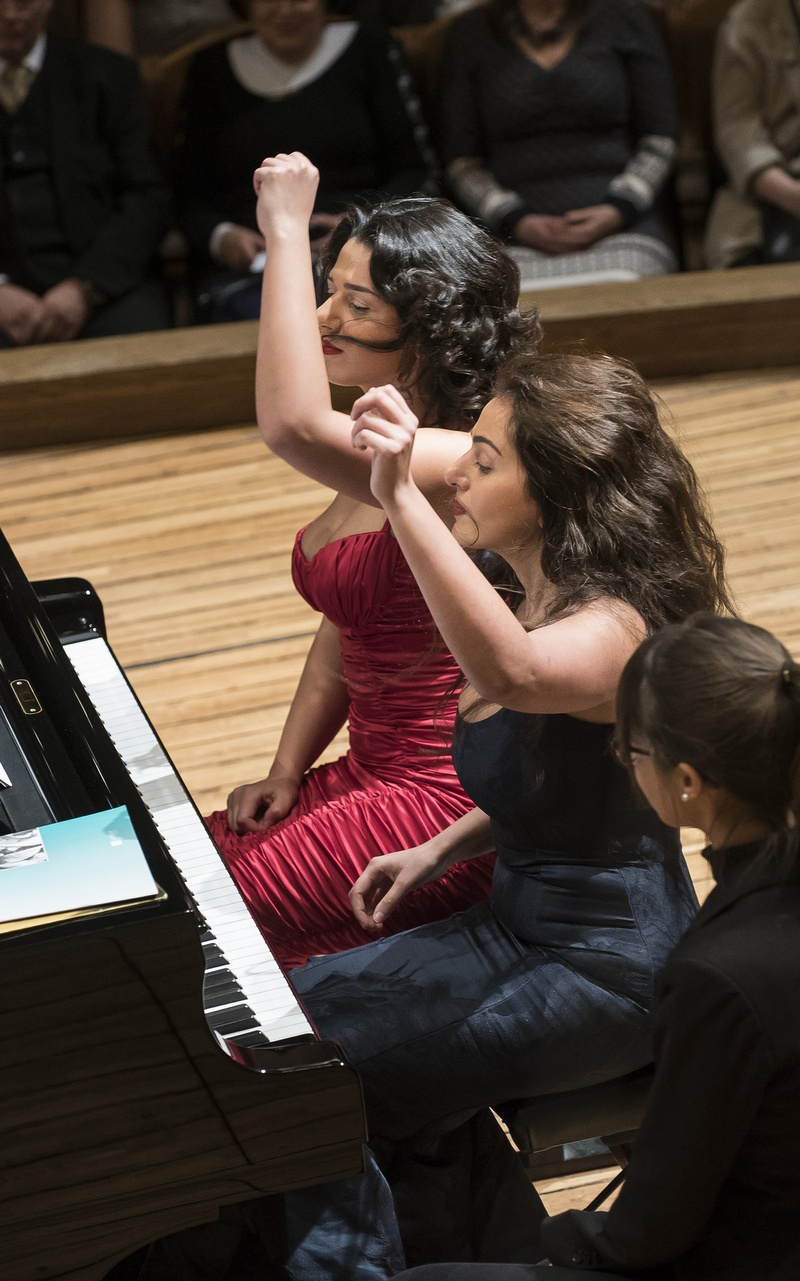 Khatia a Gvantsa Buniatishvili, foto Petra Hajská