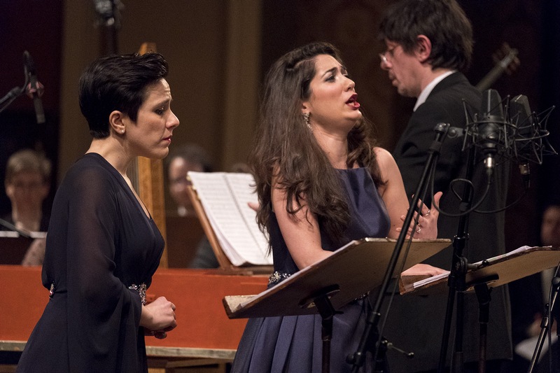 Silvia Frigato, Francesca Aspromonte a Václav Luks, foto Petr Kadlec