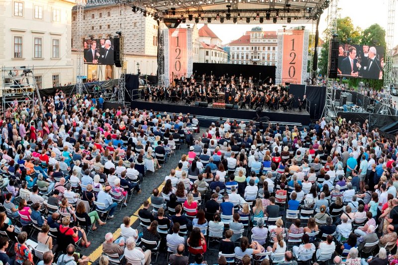 Česká filharmonie – open air 2017, foto Česká televize