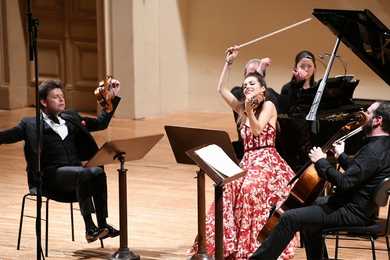 Julian Rachlin, Sarah McElravy, Itamar Golan a Boris Andrianov, foto Ivan Malý