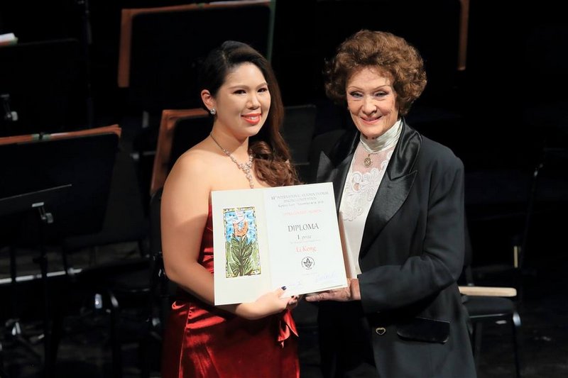 Li Keng (1. cena v kategorii Opera ženy a absolutní vítězka), foto MPSAD