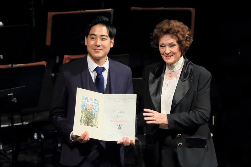 Beom Seok Choi (1. cena v kategorii Opera muži), foto MPSAD
