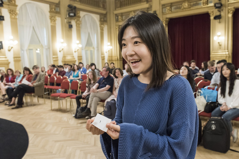 Losování soutěže Pražského jara 2018, foto Petra Hajská
