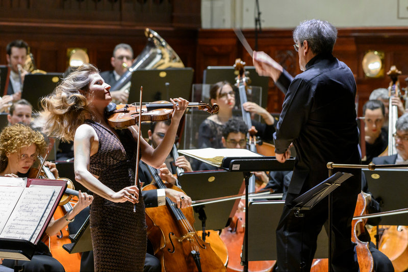 Lisa Batiashvili, Antonio Pappano, foto Petra Hajská