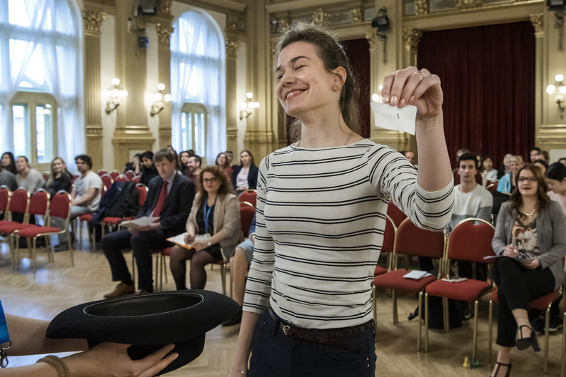 Z průběhu losování soutěže PJ, foto Petra Hajská