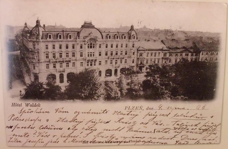 Hotel Waldek 1898 - Velká kniha plzeňských pohlednic