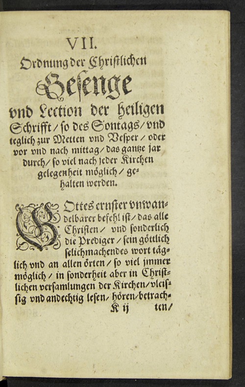 VII. Pořádek křesťanských zpěvů… David Chytraeus, Der Fürnemsten || Heubtstuck || Christlicher Lehr || Nützliche vnd kurtze Erklerung.|| Sampt einer Christlichen Kirchen Agenda.||, Rostock 1578, fol. 17, foto bpk / Staatsbibliothek zu Berlin – Preußischer Kulturbesitz