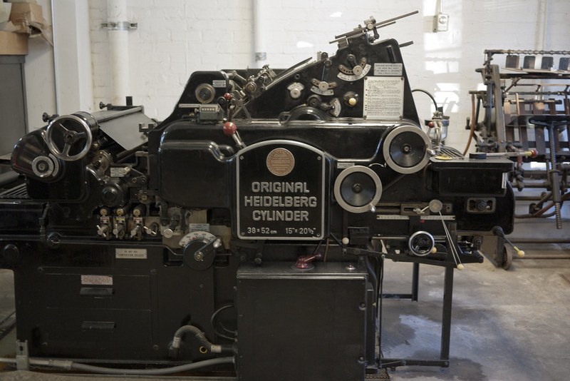 Heidelberg Cylinder, foto Jason Santa Maria