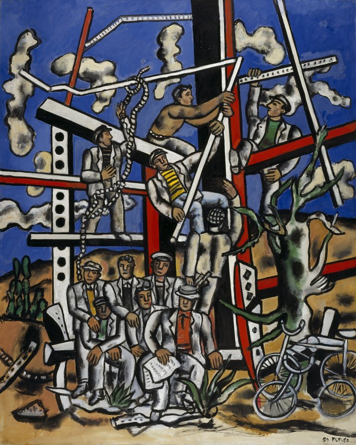 Fernand Léger: Etude pour Les Constructeurs: l'équipe au repos, foto tate.org.uk/Antonia Reeve