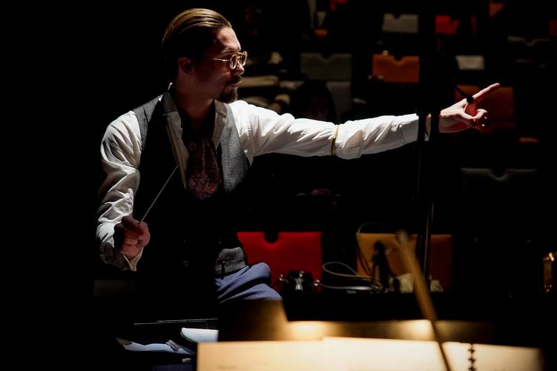 Dirigent Patrik Červák, foto Marek Olbrzymek