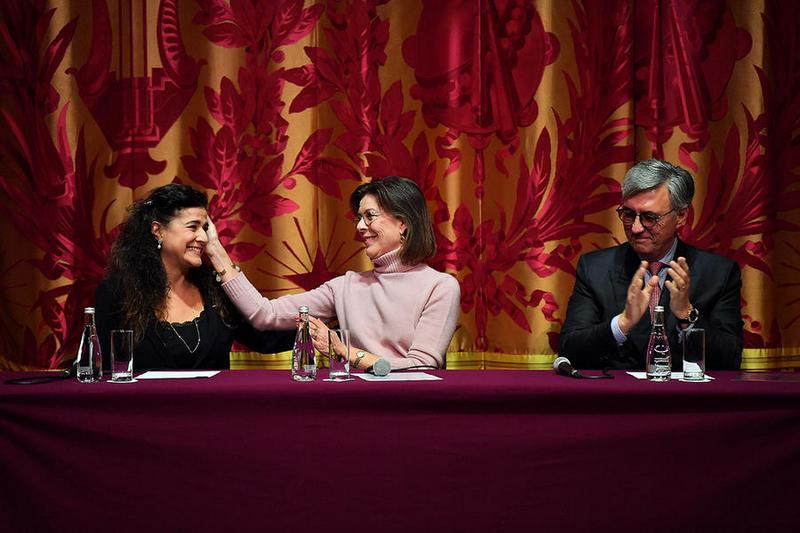 Cecilia Bartoli, monacká princezna Caroline a Jean-Louis Grinda, foto Charly Gallo
