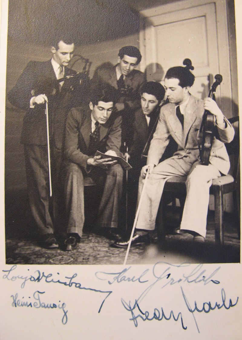 Se smyčcovým kvartetem v roce 1941