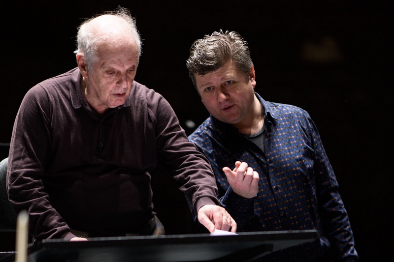 Daniel Barenboim a Radek Baborák, foto Wiener Philharmoniker / Benedikt Dinkhauser