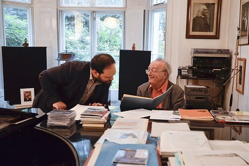 S Alfredem Brendelem, foto Jan Starý