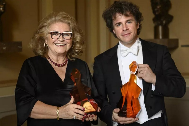 Laureáti ročníků 2019 a 2020, Gabriela Beňačková a Jakub Hrůša, foto Petra Hajská