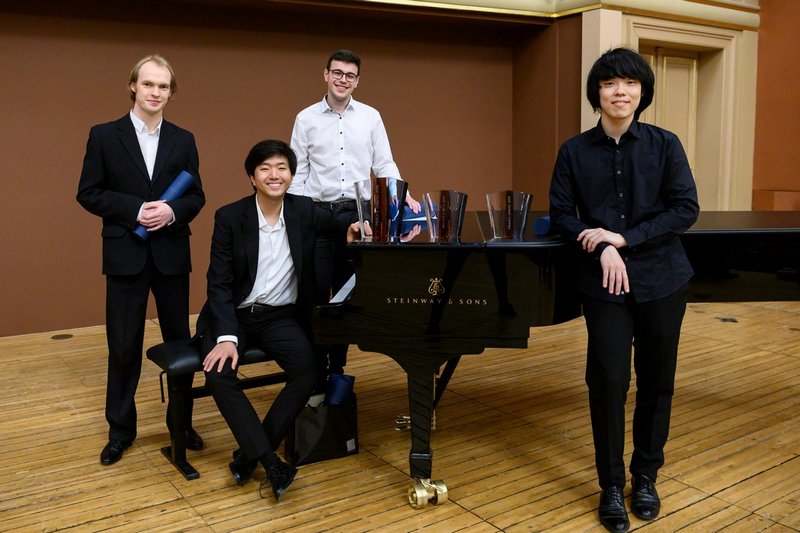 Vojtěch Trubač, Dongha Lee, Matouš Zukal, Jaeyoung Lee, foto Petra Hajská