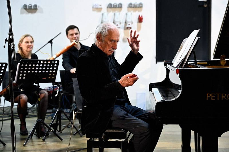 Frederic Rzewski na Ostravských dnech 2019, foto Ostravské centrum nové hudby