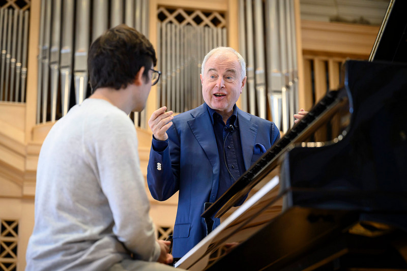 Ondřej Zavadil a András Schiff, foto Petra Hajská