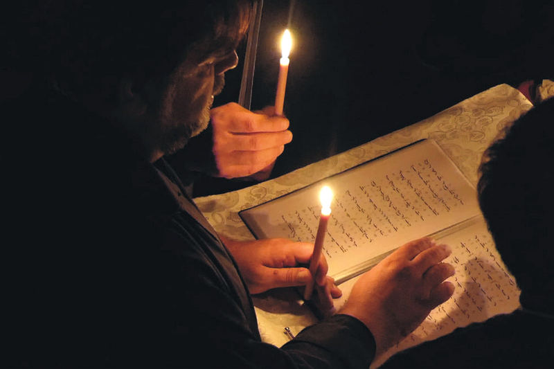 Z koncertu Tři mládenci v peci ohnivé, foto Philokallia Ensemble
