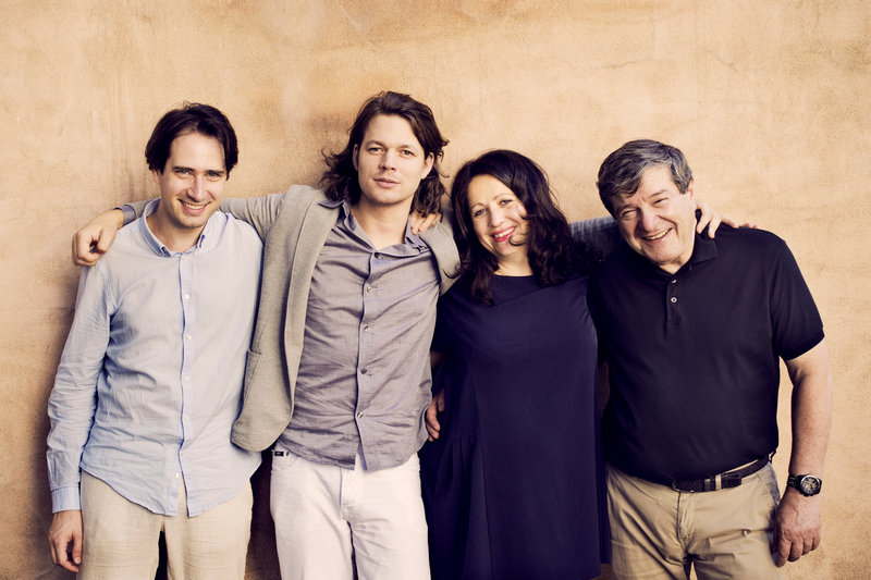 Zleva: Emmanuel Christien, David Fray, Audrey Vigoureux, Jacques Rouvier, foto Jean-Baptiste Millot