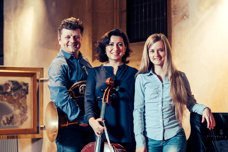 Trio Jadin (Andrea Mottlová, Hana Baboráková, Radek Baborák), foto archiv umělce