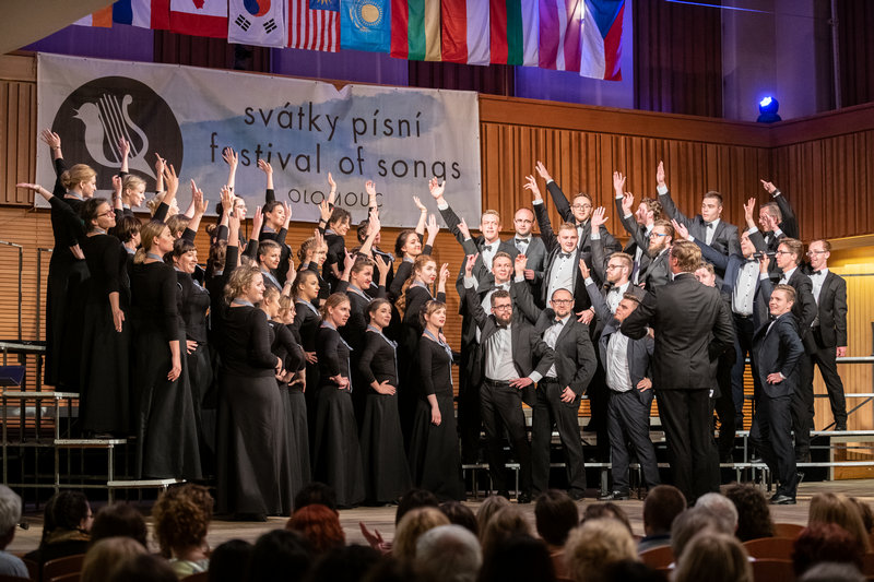 Svátky písní Olomouc 2019, Absolutní vítěz - Choir of the University of Economics in Katowice, foto archiv festivalu
