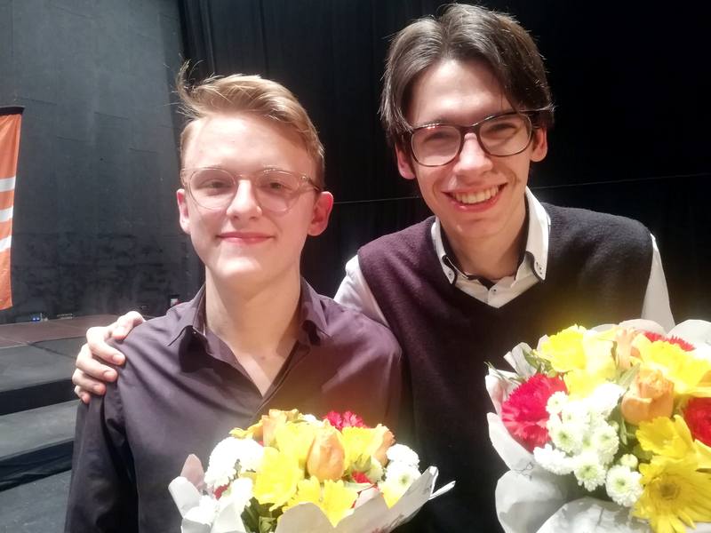 Jan Čmejla a Slava Guerchovitch, foto Concours International de Piano d'Epinal