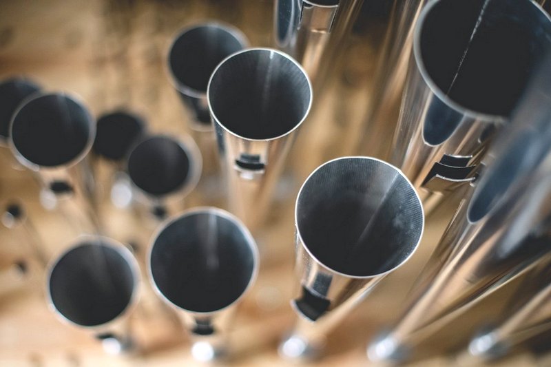 Píšťaly varhan Filharmonie Hradec Králové, foto David Taneček