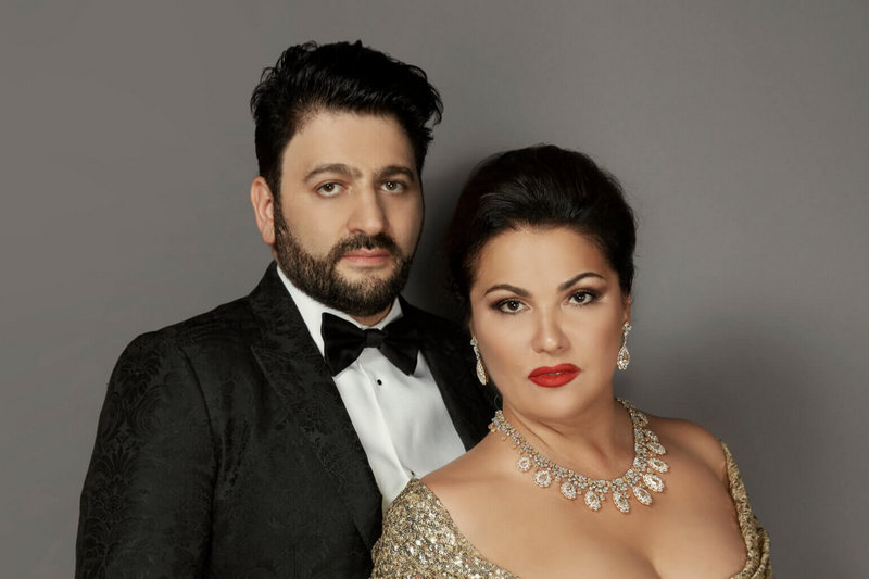 Yusif Eyvazov a Anna Netrebko, foto Julian Hargreaves